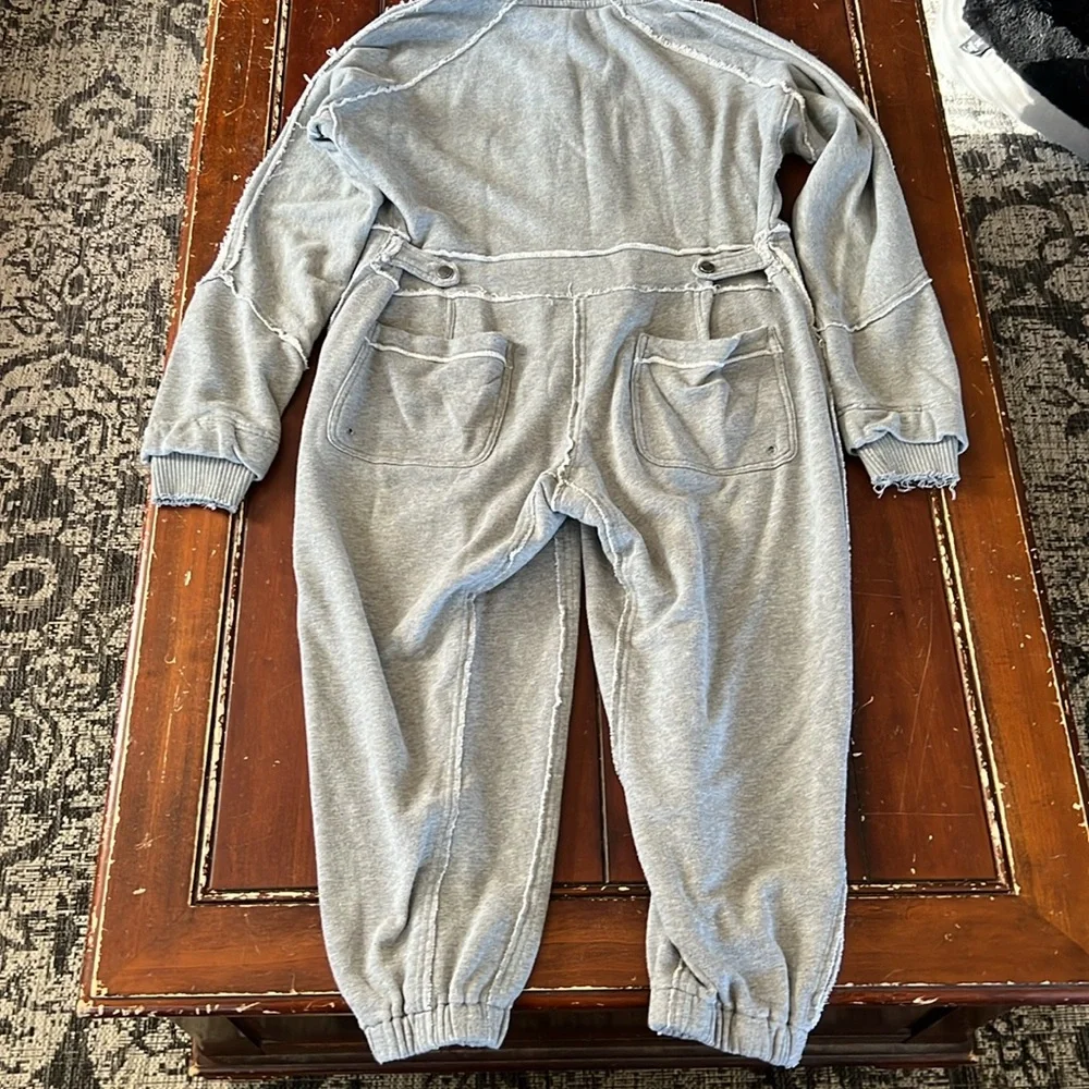 Free People Movement Size S Current Mood Onesie Grey - Picture 8 of 9